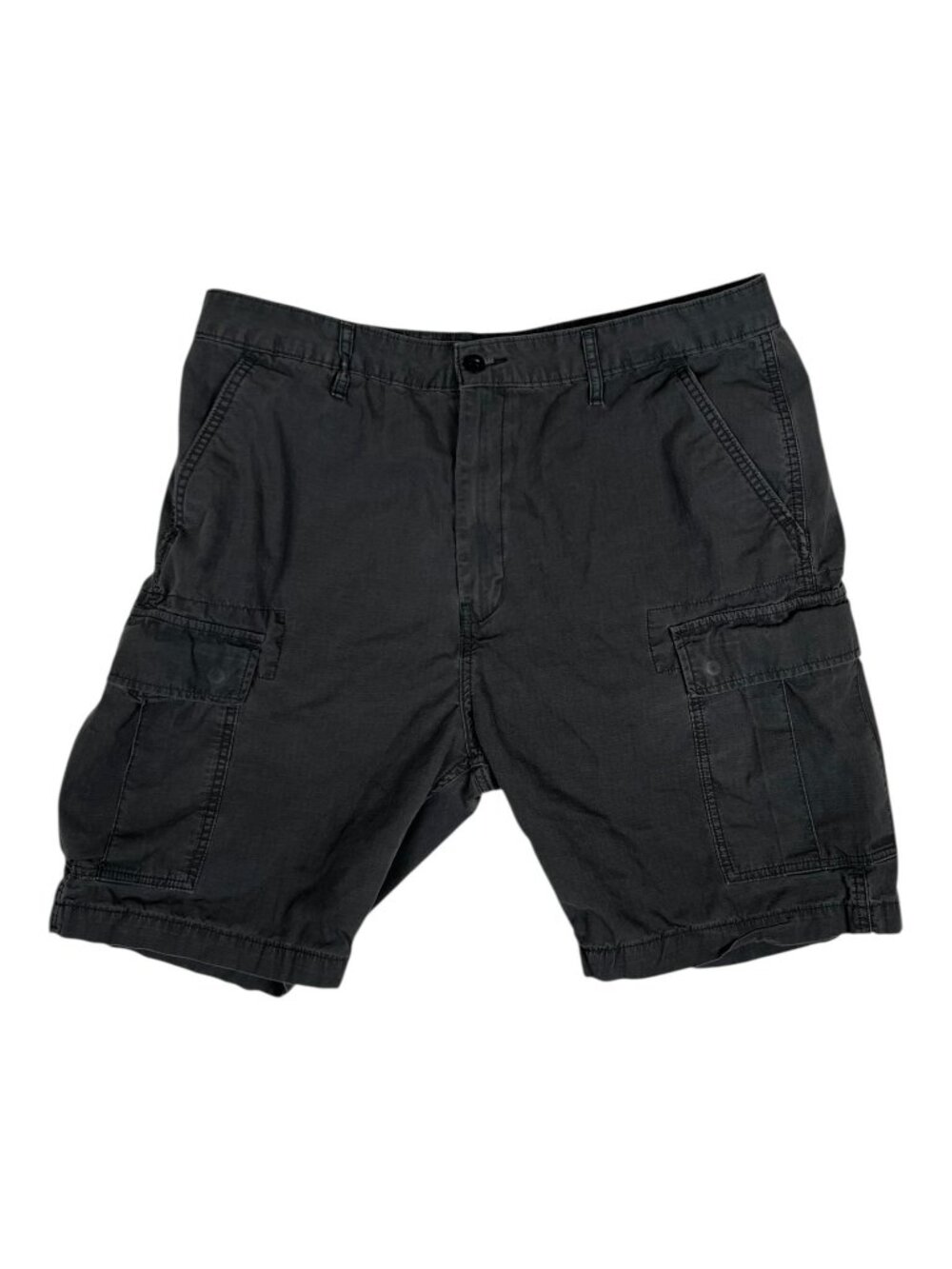 Levi’s Gray Cargo Shorts Size 38 Ripstop Y2K Baggy